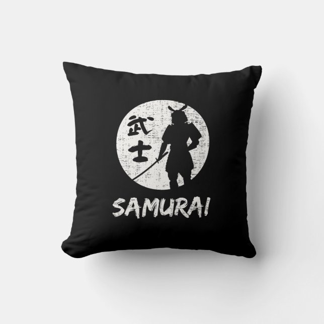Samurai-Krieger  Kissen (Vorderseite)