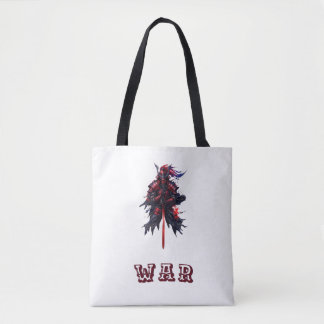 Samurai-Krieger-Künstlerisches Grafik-T-Shirt – T- Tasche