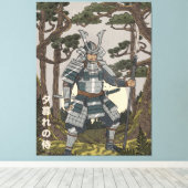 Samurai-Krieger  Leinwanddruck (Insitu (Holzboden))