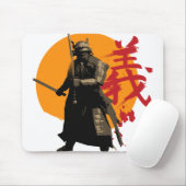 Samurai-Krieger Mousepad (Mit Mouse)