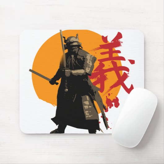 Samurai-Krieger Mousepad (Mit Mouse)