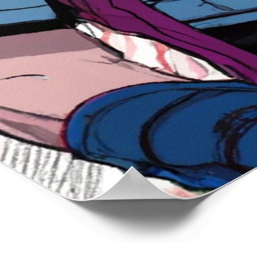 Samurai-Krieger Poster (Ecke)