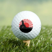 Samurai-Krieger-Präzisionsgolfbälle Golfball (Insitu T-Shirt)