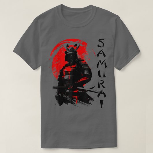 Samurai-Krieger , Samurai-Kämpfer T  T-Shirt (Design vorne)