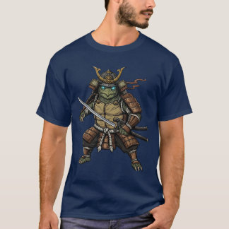 Samurai-Krieger-Schildkröte-T-Shirt T-Shirt