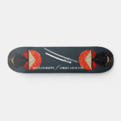 Samurai-Krieger Skateboard (Horizontal)