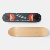 Samurai-Krieger Skateboard (Horizontal)