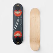Samurai-Krieger Skateboard (Vorderseite)