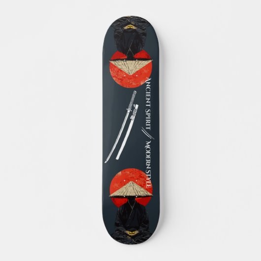 Samurai-Krieger Skateboard (Vorne)