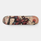 Samurai-Krieger Skateboard (Horizontal)
