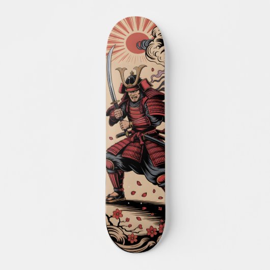 Samurai-Krieger Skateboard (Vorne)