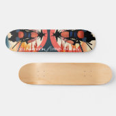 Samurai-Krieger Skateboard (Horizontal)