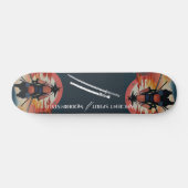 Samurai-Krieger Skateboard (Horizontal)