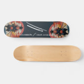 Samurai-Krieger Skateboard (Horizontal)