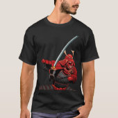 Samurai-Krieger T-Shirt (Vorderseite)