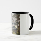 Samurai-Krieger  Tasse (VorderseiteRechts)