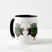Samurai-Krieger Tasse (Vorderseite Links)