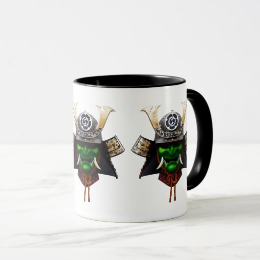 Samurai-Krieger Tasse (VorderseiteRechts)