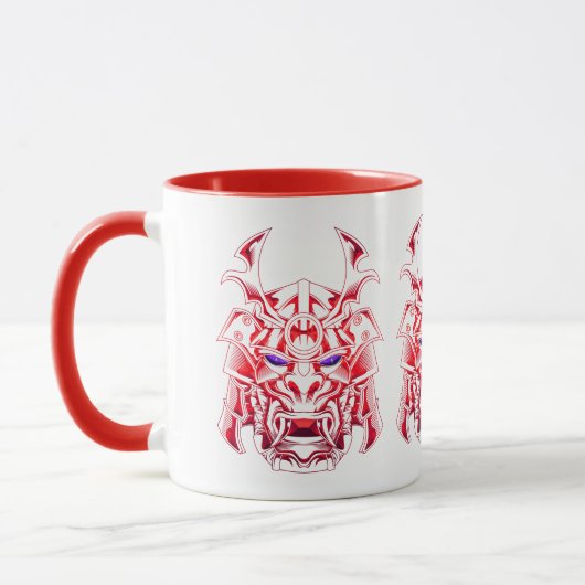 Samurai-Krieger Tasse (Links)