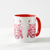 Samurai-Krieger Tasse (VorderseiteRechts)