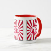 Samurai-Krieger Tasse (VorderseiteRechts)