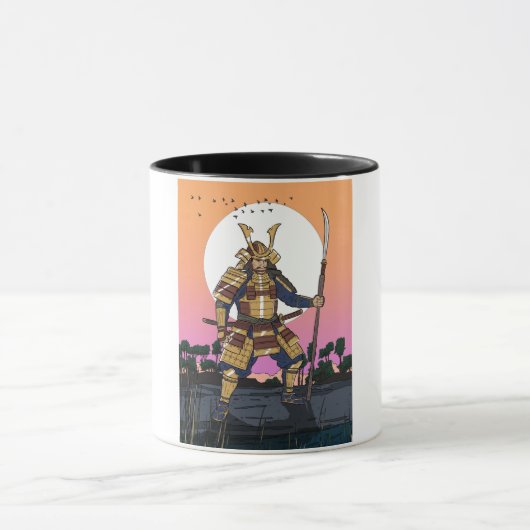 Samurai-Krieger Tasse (Zentrum)