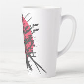 Samurai-Krieger-Tasse – Bushido-Code-Design Milchtasse (Rechts)