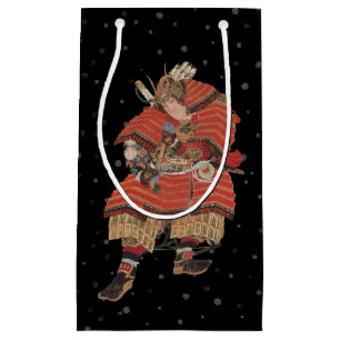 Samurai-Krieger Vintage japanische Kunst Kleine Geschenktüte