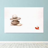 Samurai Leinwanddruck (Insitu (Holzboden))