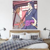 Samurai Leinwanddruck (Insitu (Schlafzimmer))