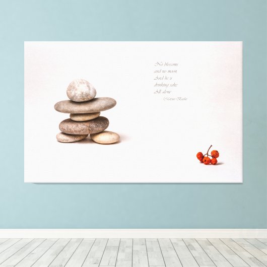 Samurai Leinwanddruck (Insitu (Holzboden))