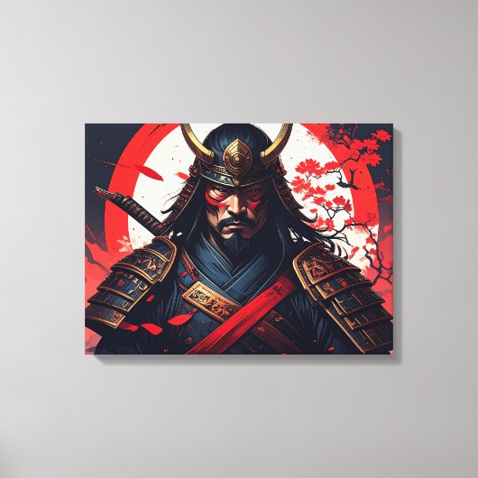 Samurai Leinwanddruck (Vorderseite)