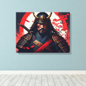 Samurai Leinwanddruck (Insitu (Holzboden))