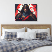 Samurai Leinwanddruck (Insitu (Schlafzimmer))