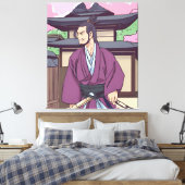 Samurai Leinwanddruck (Insitu (Schlafzimmer))