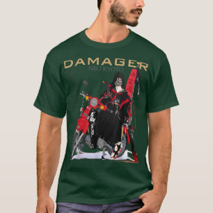 Samurai-Mädchen Ästhetik Japanischer Krieger Schad T-Shirt