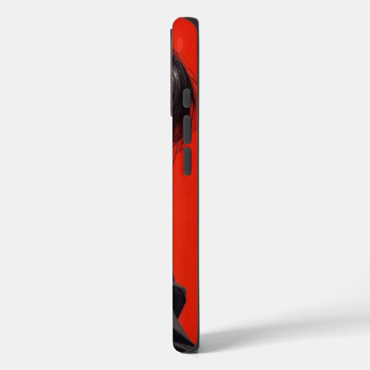 Samurai-Mädchen Case-Mate iPhone Hülle (Rückseite / Links)