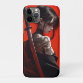 Samurai-Mädchen  Case-Mate iPhone Hülle (Rückseite)
