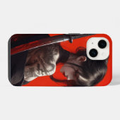 Samurai-Mädchen  iPhone Hülle (Rückseite (Horizontal))