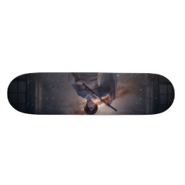 Samurai-Mädchen Skateboard