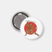 Samurai Magnet (Vorderseite/Rückseite)
