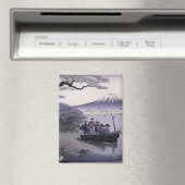 Samurai Magnet Mount Fuji Japanese Art (In Situ (Geschirrspüler))