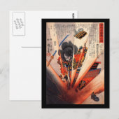 Samurai-Malerei, ca. 1800er Postkarte (Vorne/Hinten)