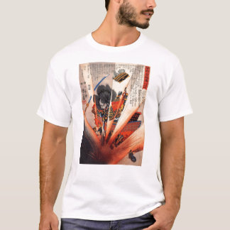 Samurai-Malerei, circa 1800's T-Shirt