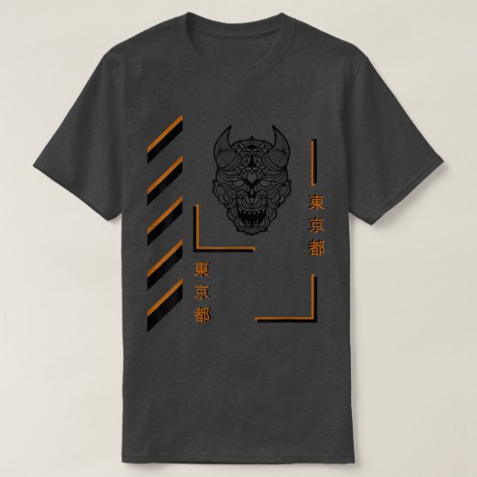 Samurai mandala Sommermode T-Shirt (Design vorne)