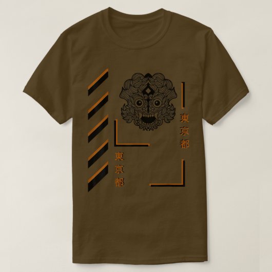 Samurai mandala Sommermode T-Shirt (Design vorne)