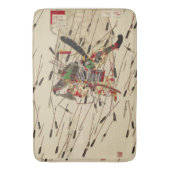 SAMURAI MASATSURA IS FIGHTING IN SHOWER OF ARROWS BADEMATTE (Vorderseite Vertikal)