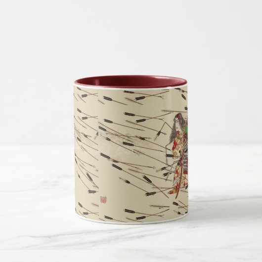 SAMURAI MASATSURA IS FIGHTING IN SHOWER OF ARROWS TASSE (Zentrum)