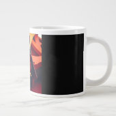 Samurai-Maske Jumbo-Tasse (Rechts)