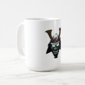 Samurai-Maske Kaffeetasse (Vorderseite Links)